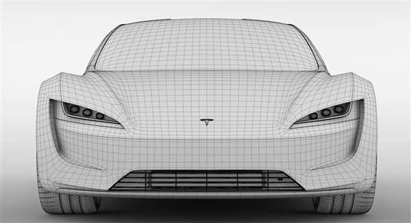 Раскраска Tesla model x