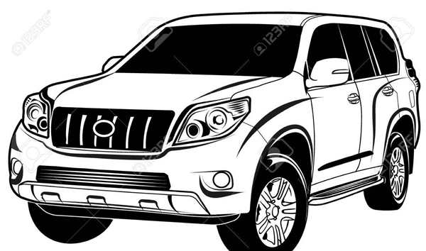 Раскраска Lexus lx570