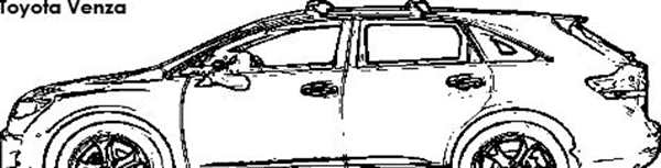 Раскраска Лексус LX 570