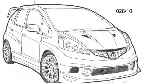 Раскраска Toyota Prius
