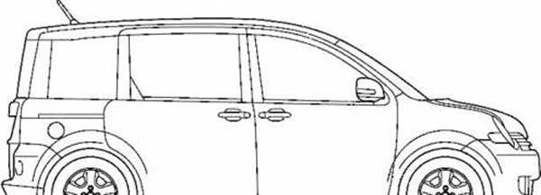 Раскраска Тойота Ярис Веселые Автогонки