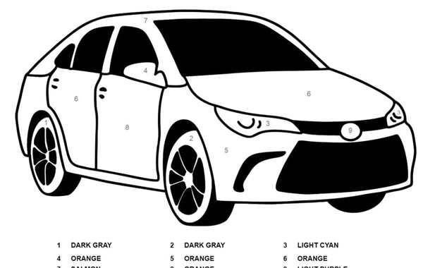 Раскраска Лексус LX 570