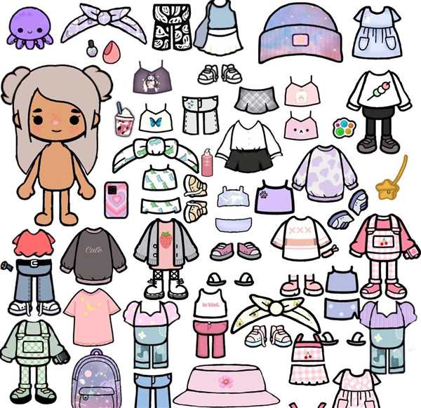 Раскраска Тока БокаCreative Coloring for Unique Childrens Outfits