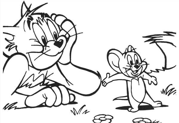 Tom and Jerry раскраска