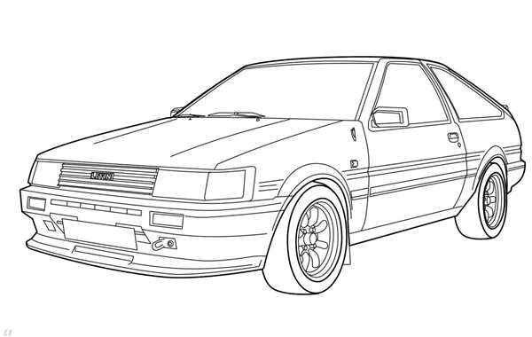 Схема машин Toyota Celica