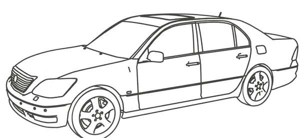Toyota Celica чертеж