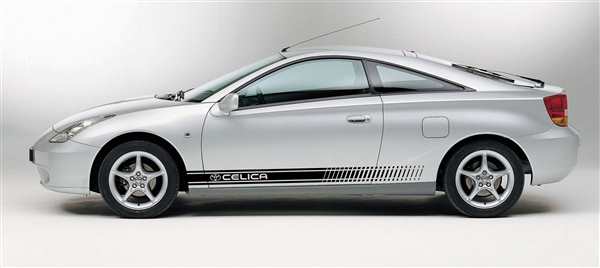 Раскраска Toyota Celica 1998 ВоссоздайтеVintage Стиль