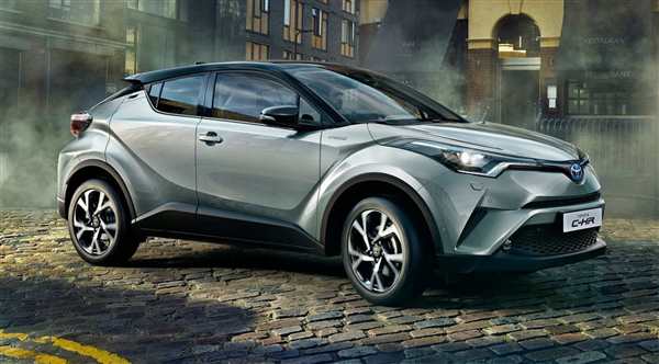 Раскраска Toyota CHR Веселые Акции для Детей и Взрослых