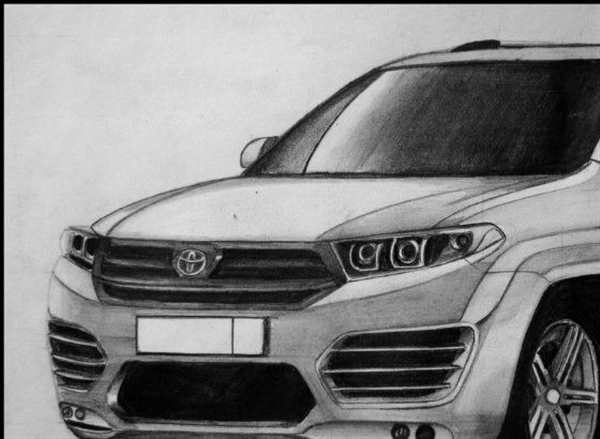 Раскраска Toyota Highlander Веселье и Учеба в Одном