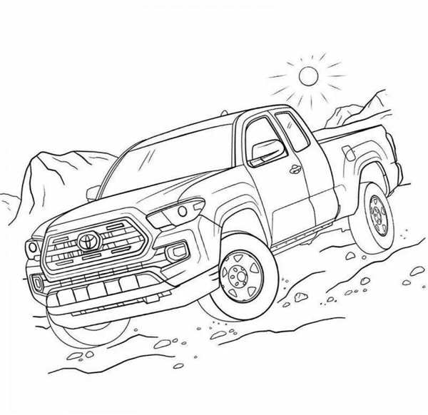 Toyota Land Cruiser Prado 150 рисунок