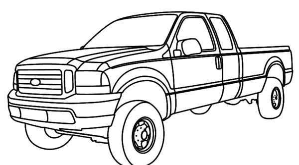Раскраска Toyota Tundra Веселье и Знания для Детей