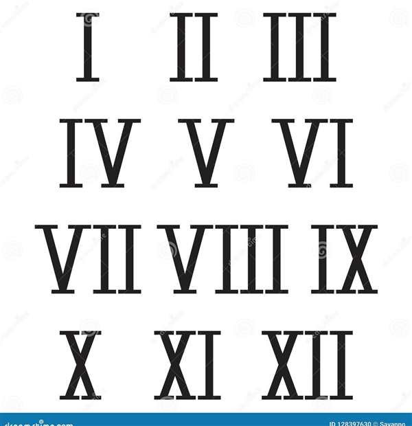 Римская цифра 12