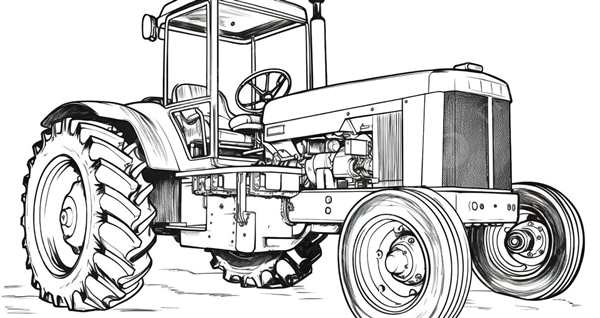 Raskraska для детей Traktor