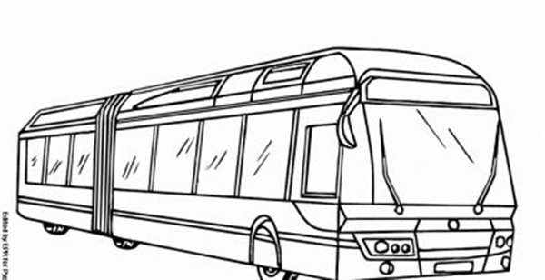 Раскраска трамвай веселые часы вColoringFun