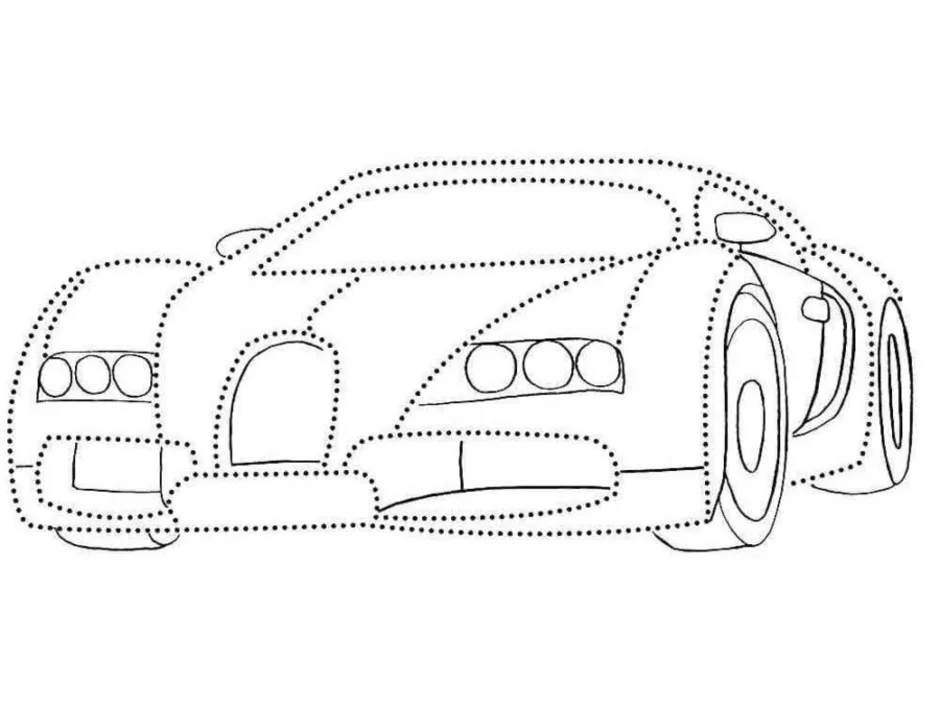 Chevrolet Corvette раскраска