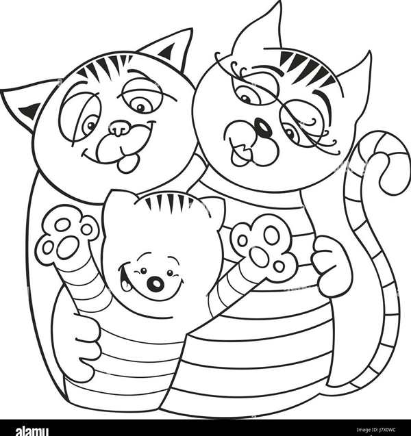 Котенок раскраска для детей