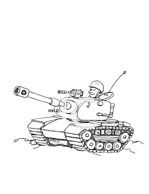 Солдат раскраска