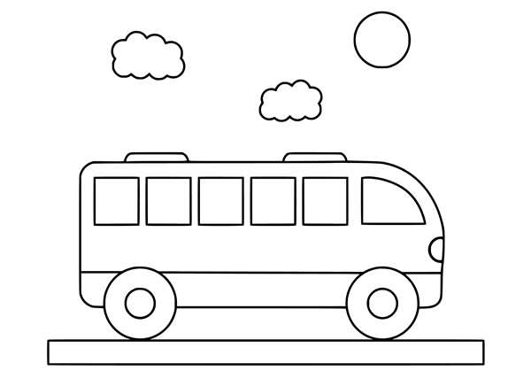 Троллейбус рисунок