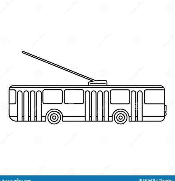 Раскраска троллейбус