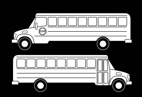 Раскраска Туристический Автобус