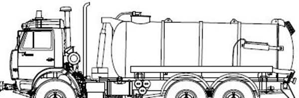 КАМАЗ 65206 чертеж