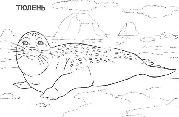 Рисование по точкам животные севера