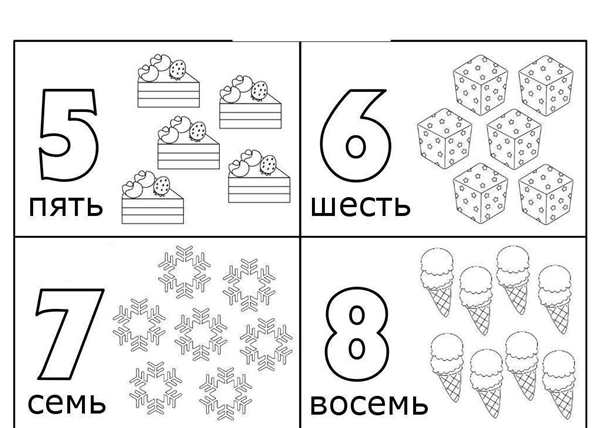 Цифры раскраска для детей