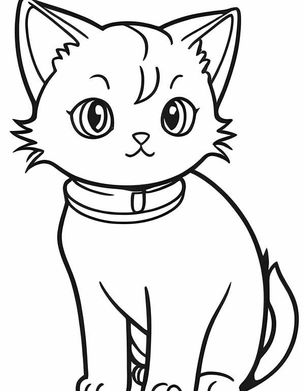 Раскраска коты