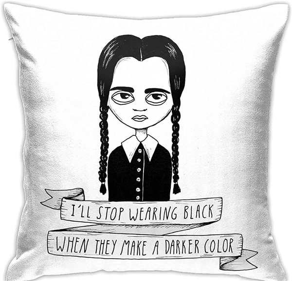 Раскраска Уэnesday Addams и мистического Веща