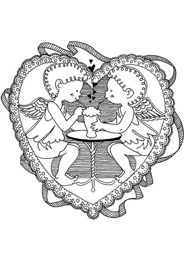 Рисунок ангелочка