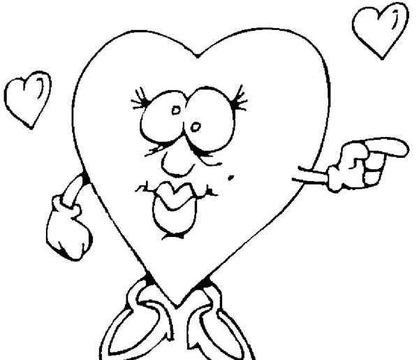 Valentines Cards Coloring