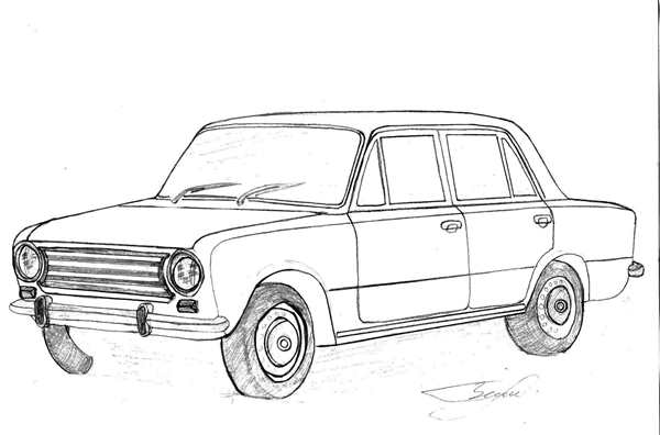 ВАЗ 2102 эскиз