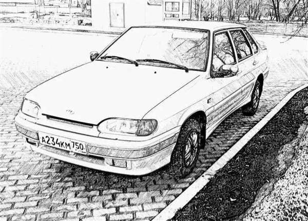 Лада 2114 распечатка