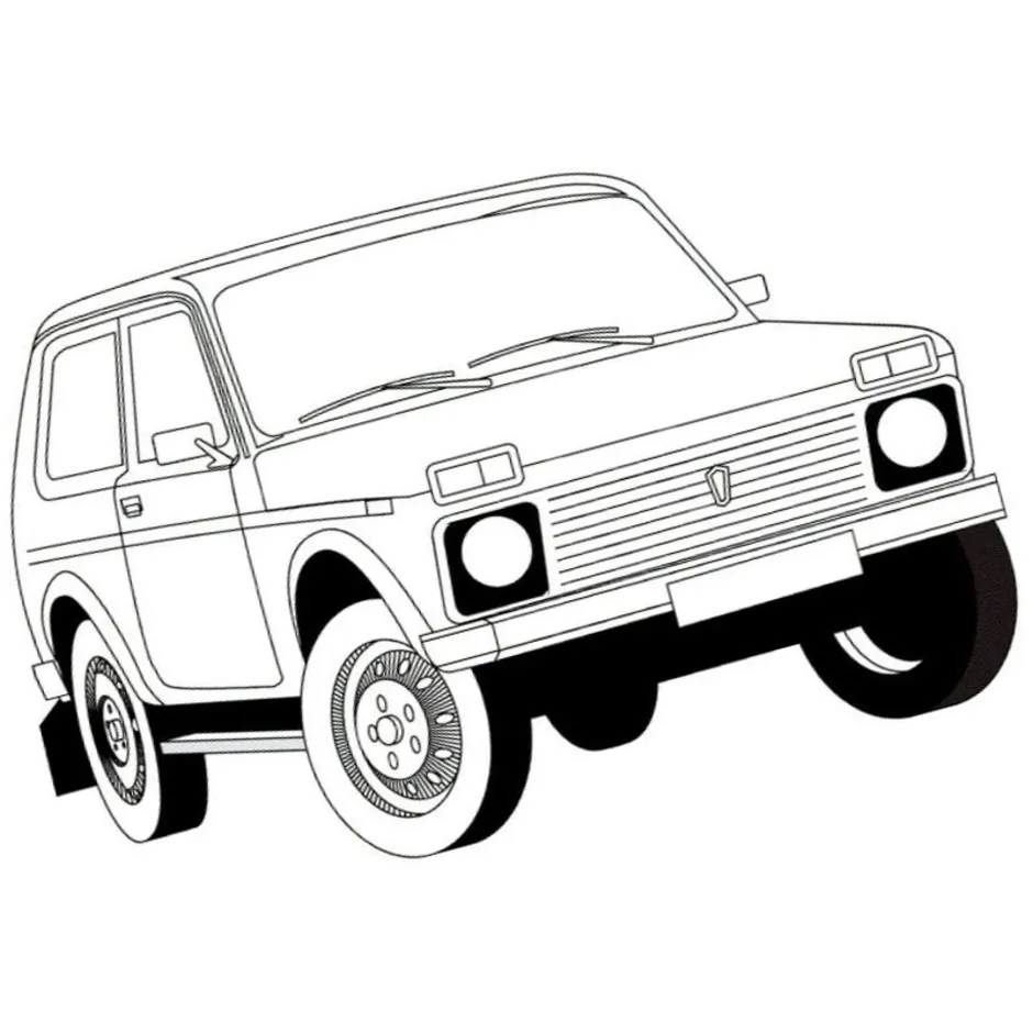 ВАЗ 2131 Нива раскраска