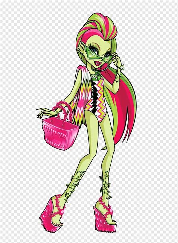 Раскраска Monster High Венера