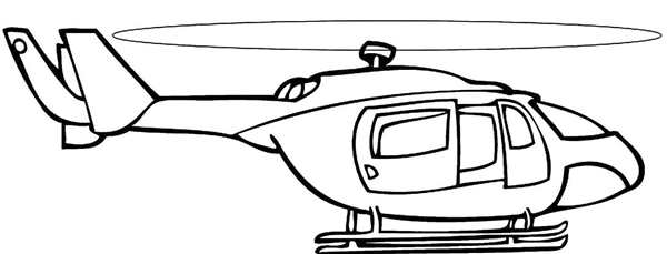 Раскраска Вертолёт с заклепками iplanes