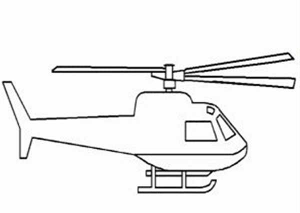 Раскраска Вертолёт с заклепками iplanes