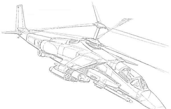 Вертолет ка-52 \