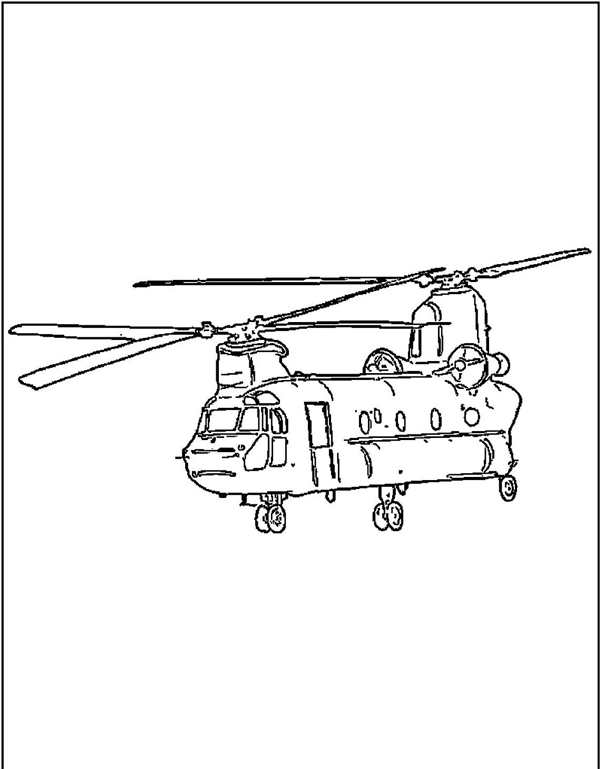 Раскраска Вертолёта Боинг V22 Osprey Задача и Взлет