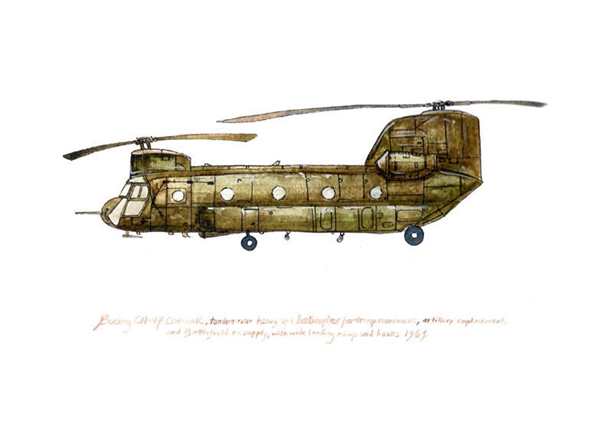 Раскраска. Военные вертолеты