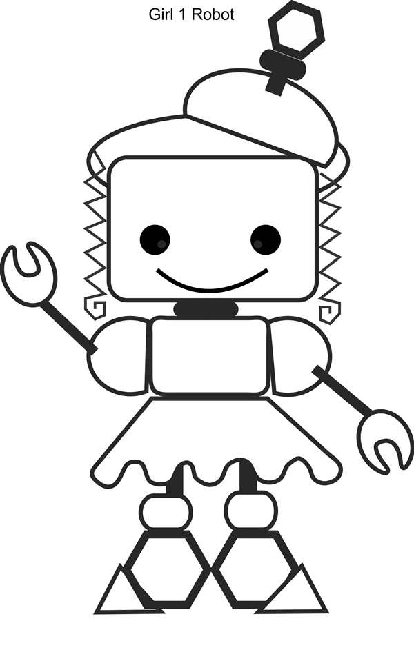 Раскраски. Роботы