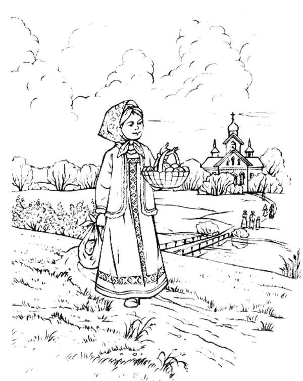 Весенние раскраски для детей