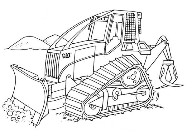 Раскраска трактор ДТ 75