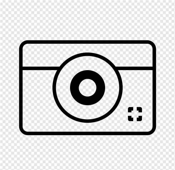 Нарисованный фотоаппарат