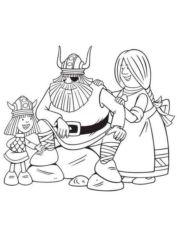 Викинг для срисовки