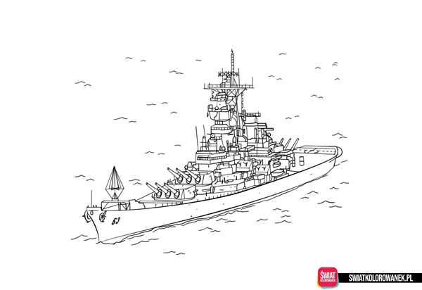 Военные корабли. Раскраска