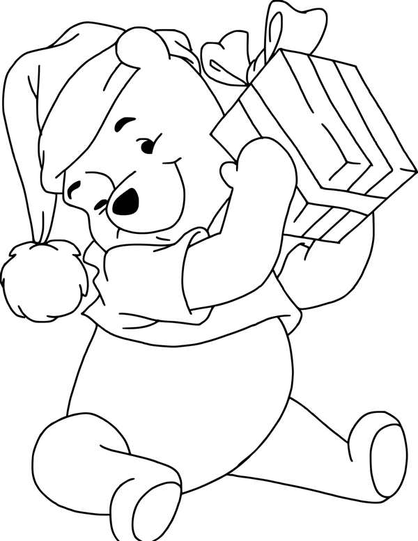 Новогодний тигр раскраска