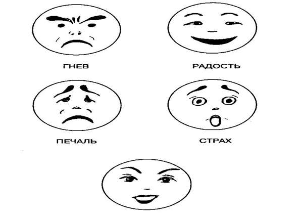Раскраска эмоции головоломка