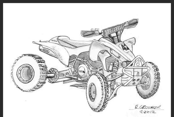 Раскраска Honda VFR 800