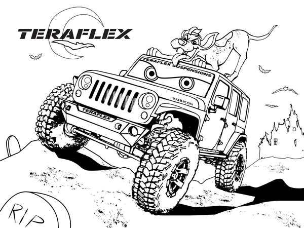 Jeep Coloring Pages Jeep Wrangler